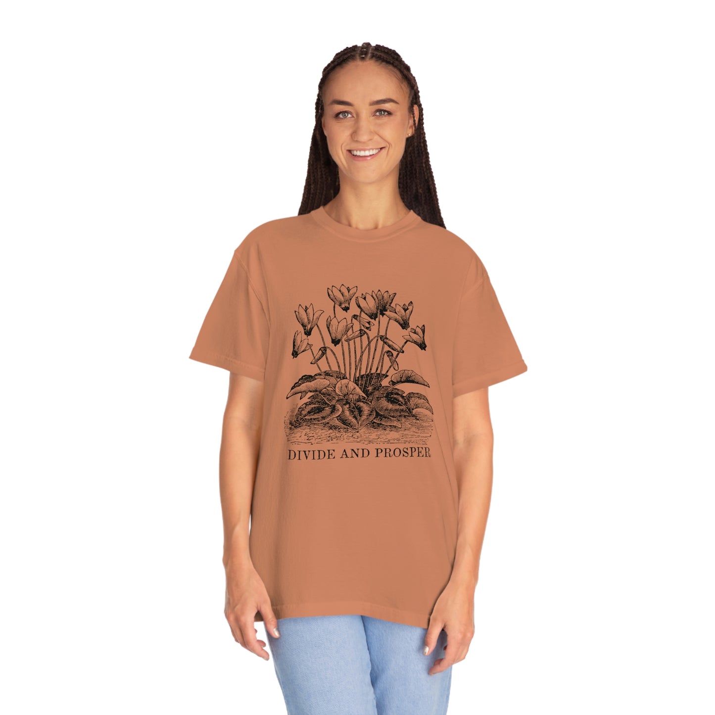 DIVIDE AND PROSPER- Unisex Garment-Dyed Heavy Weight T-shirt