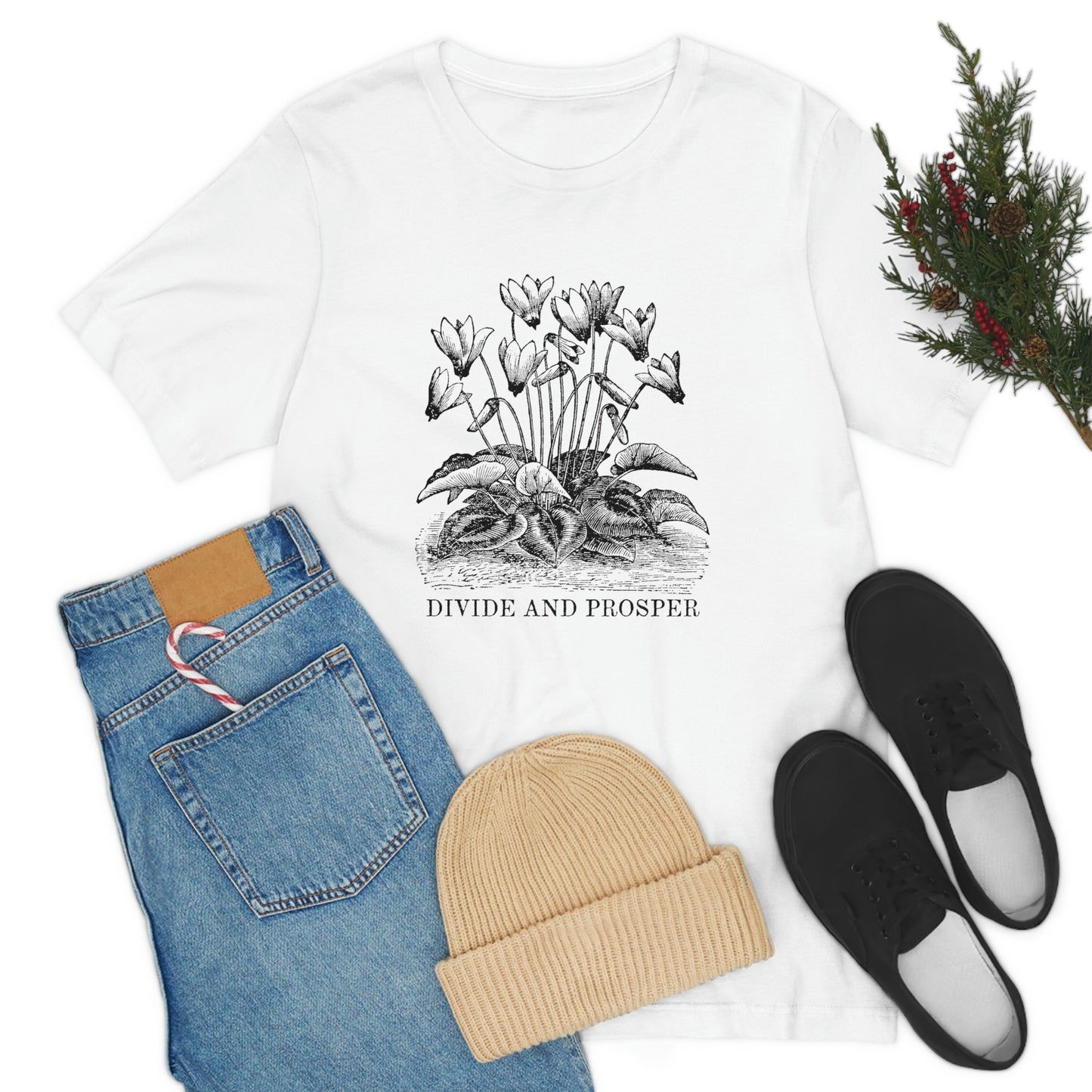 DIVIDE AND PROSPER- Unisex Jersey Short Sleeve Tee