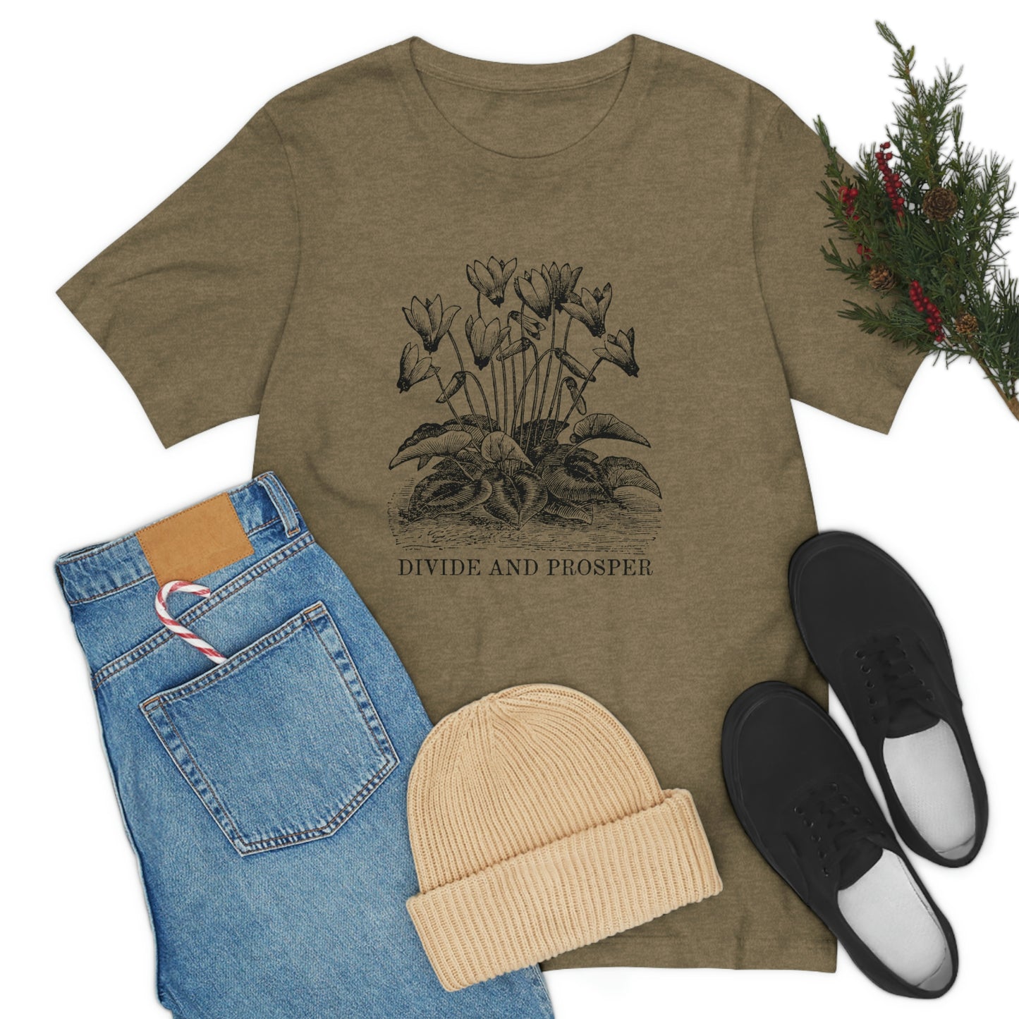 DIVIDE AND PROSPER- Unisex Jersey Short Sleeve Tee