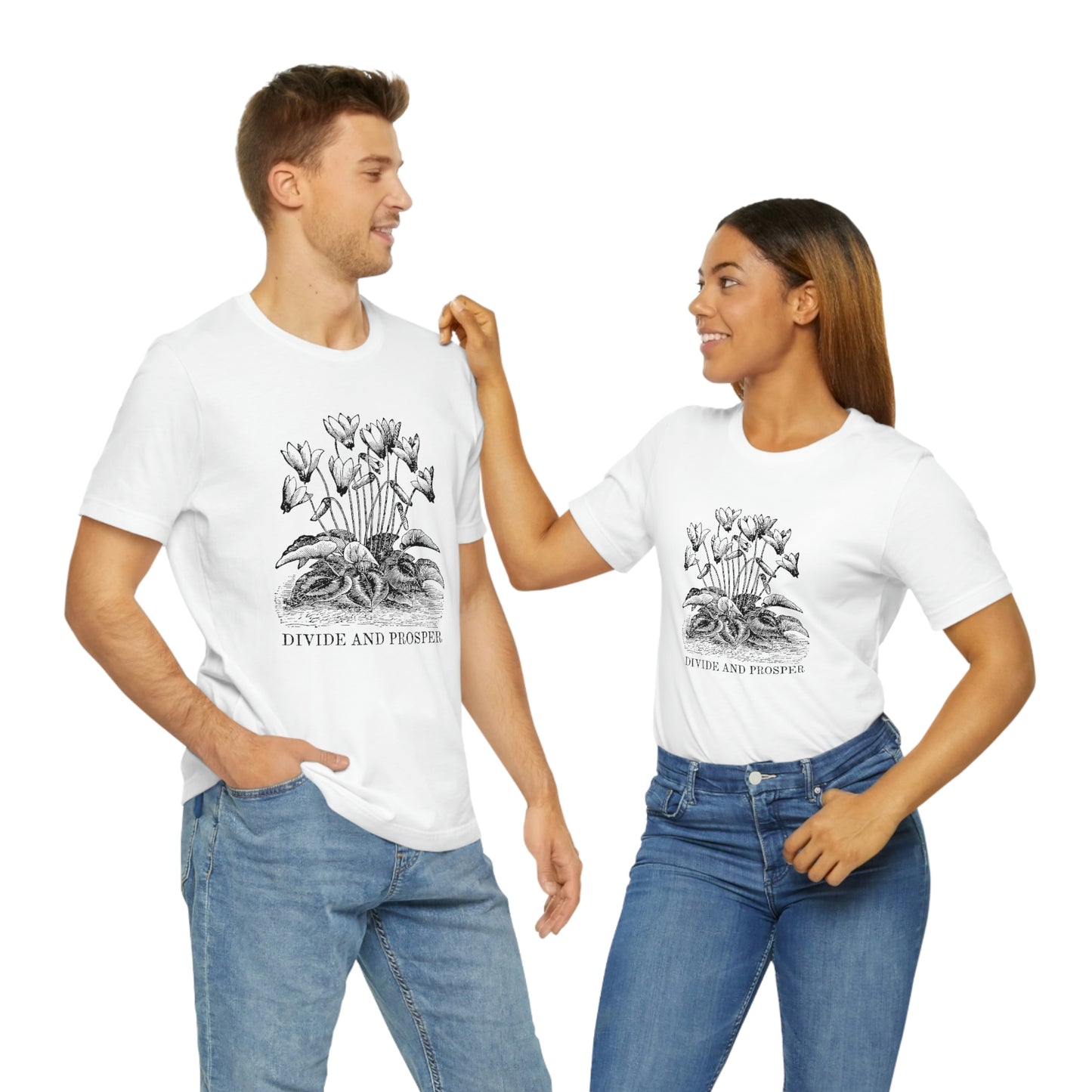 DIVIDE AND PROSPER- Unisex Jersey Short Sleeve Tee