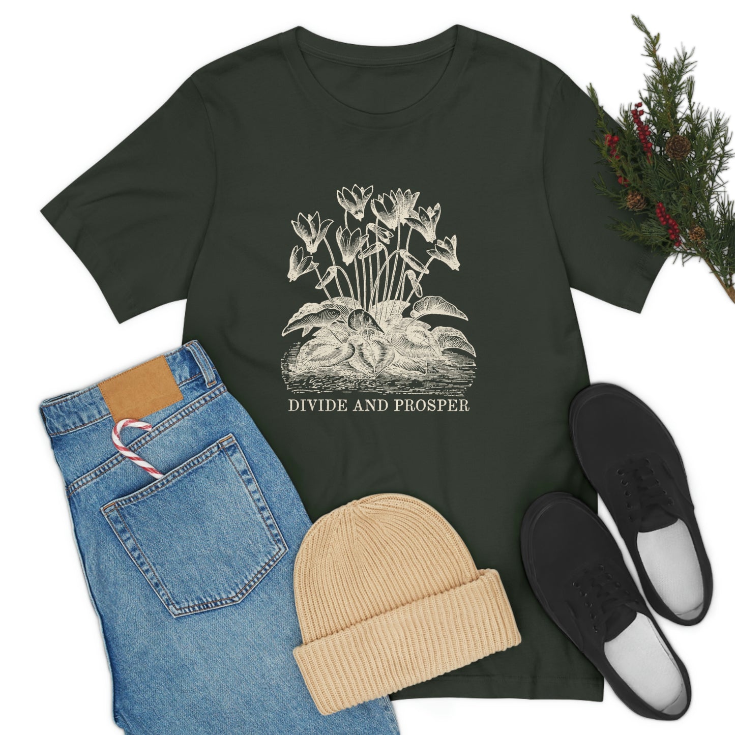 DIVIDE AND PROSPER- Unisex Jersey Short Sleeve Tee