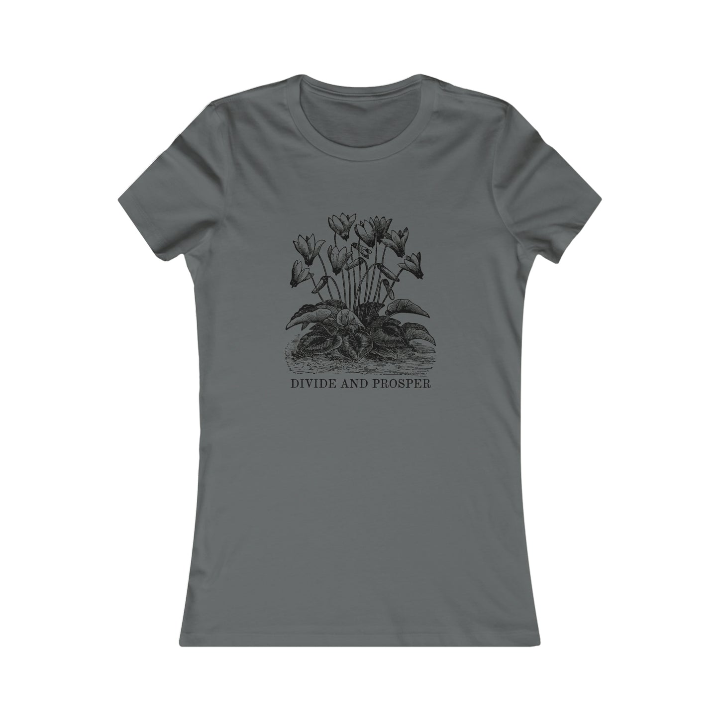 DIVIDE AND PROSPER- Womens Fitted Tee