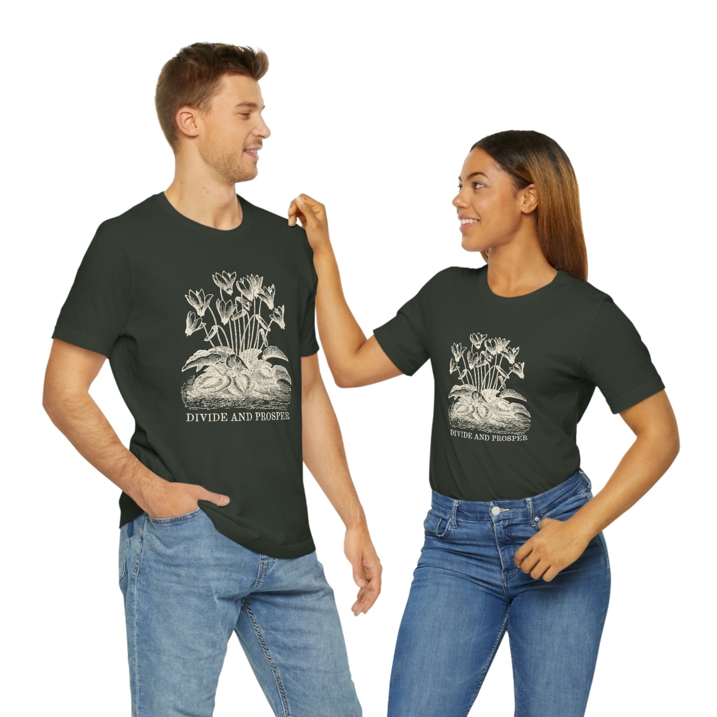 DIVIDE AND PROSPER- Unisex Jersey Short Sleeve Tee