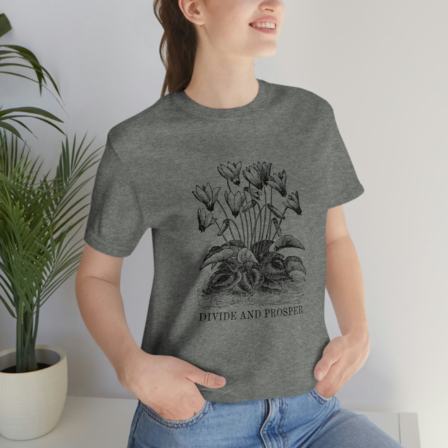 DIVIDE AND PROSPER- Unisex Jersey Short Sleeve Tee