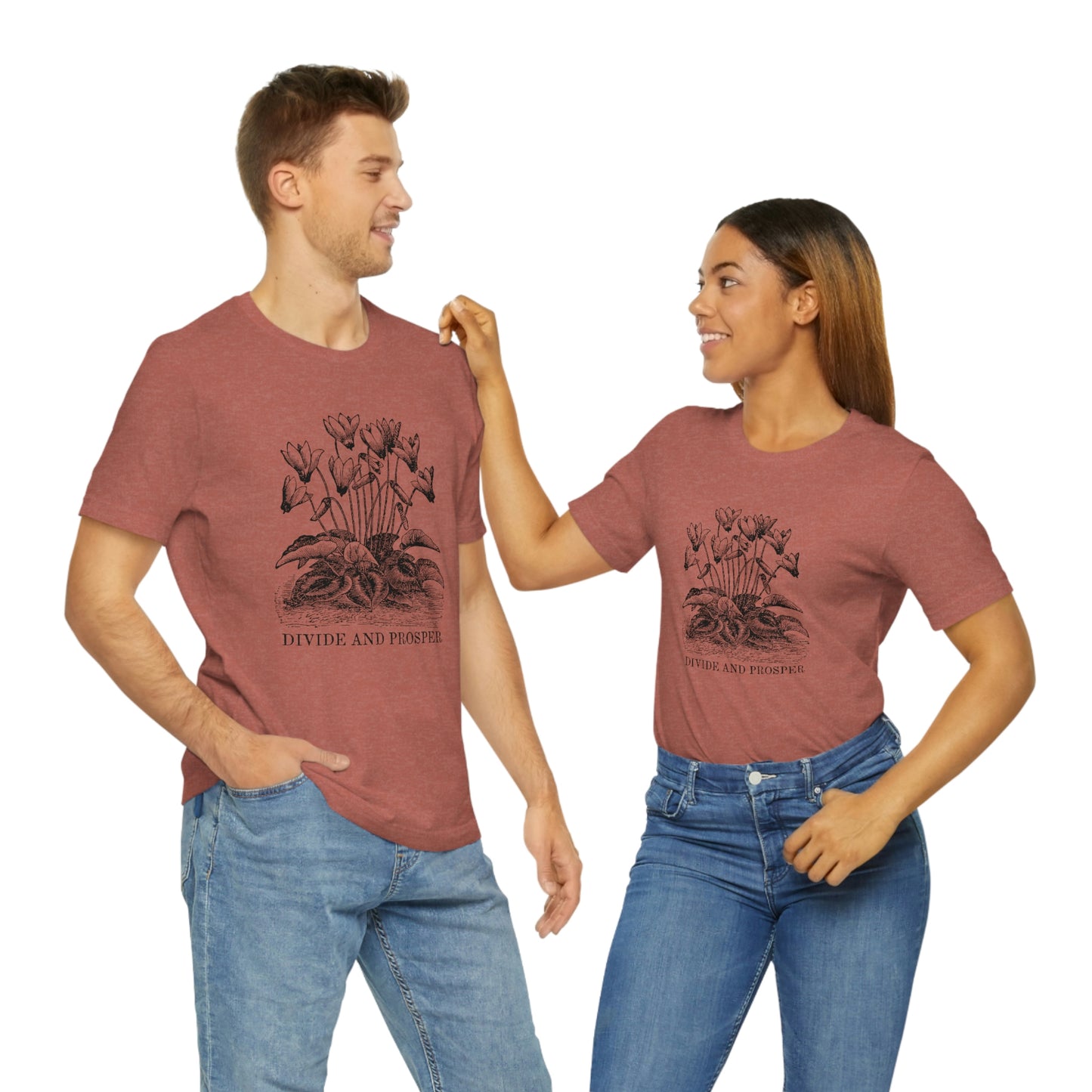 DIVIDE AND PROSPER- Unisex Jersey Short Sleeve Tee