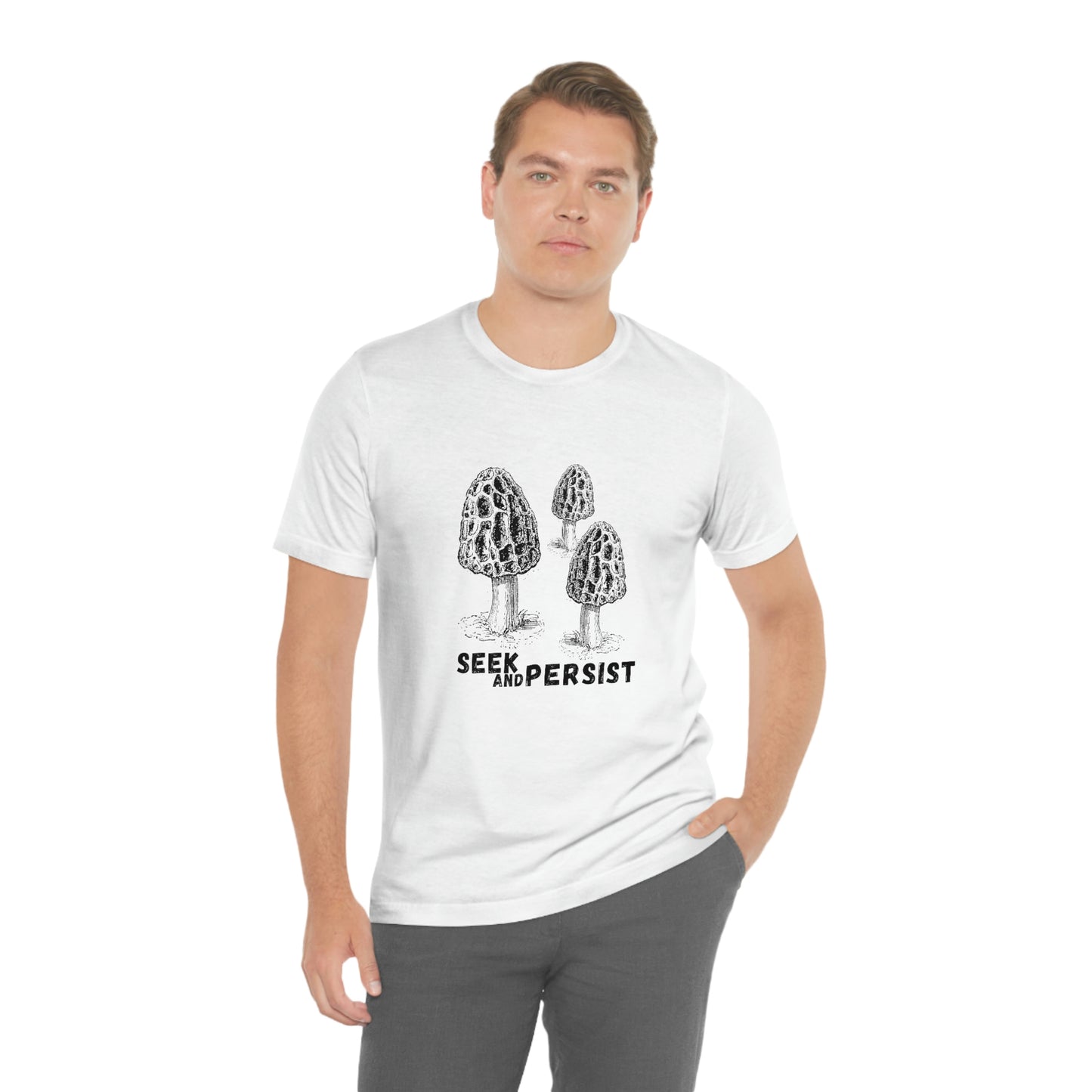 SEEK AND PERSIST- Unisex Jersey Short Sleeve Tee