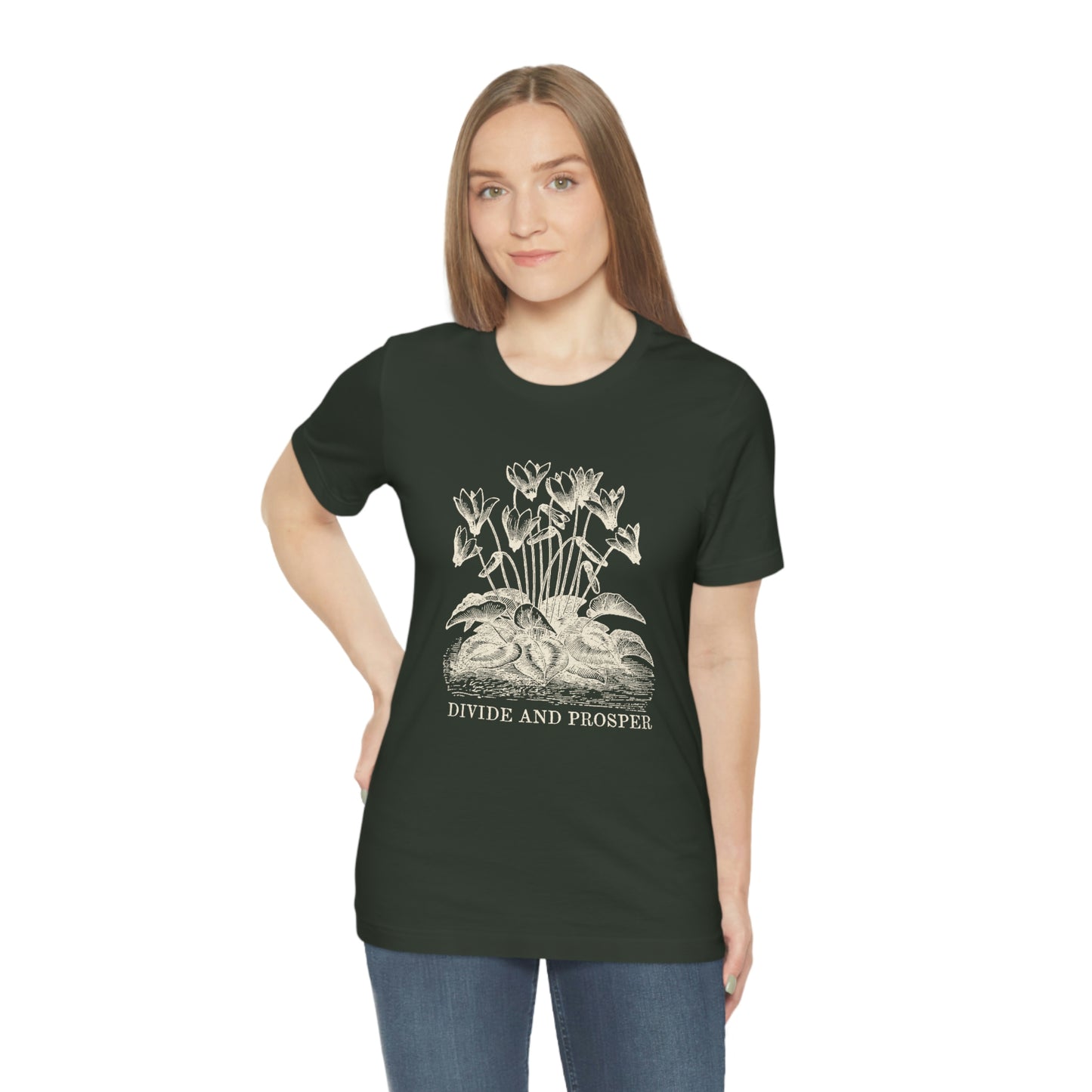 DIVIDE AND PROSPER- Unisex Jersey Short Sleeve Tee