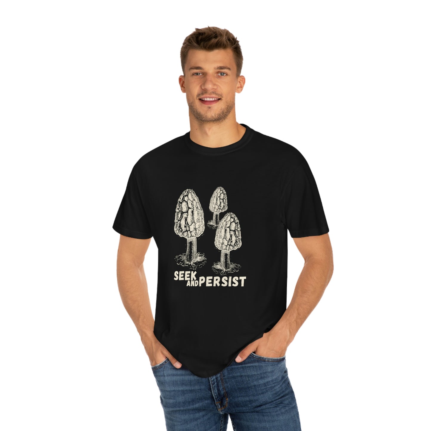 SEEK AND PERSIST-Unisex Garment-Dyed T-shirt