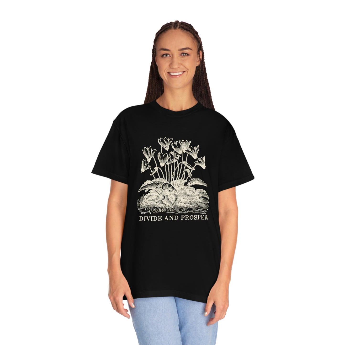 DIVIDE AND PROSPER- Unisex Garment-Dyed Heavy Weight T-shirt