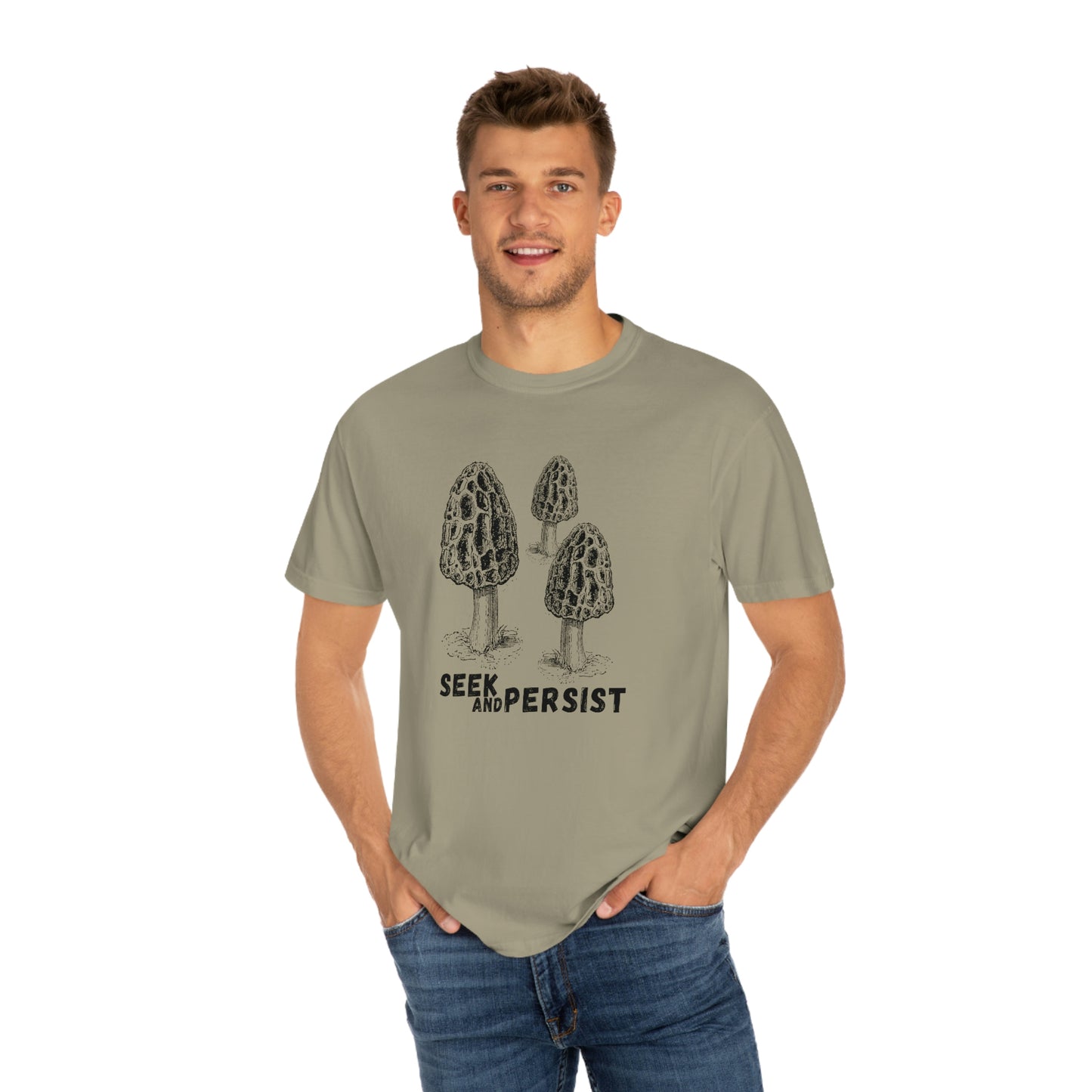 SEEK AND PERSIST-Unisex Garment-Dyed T-shirt