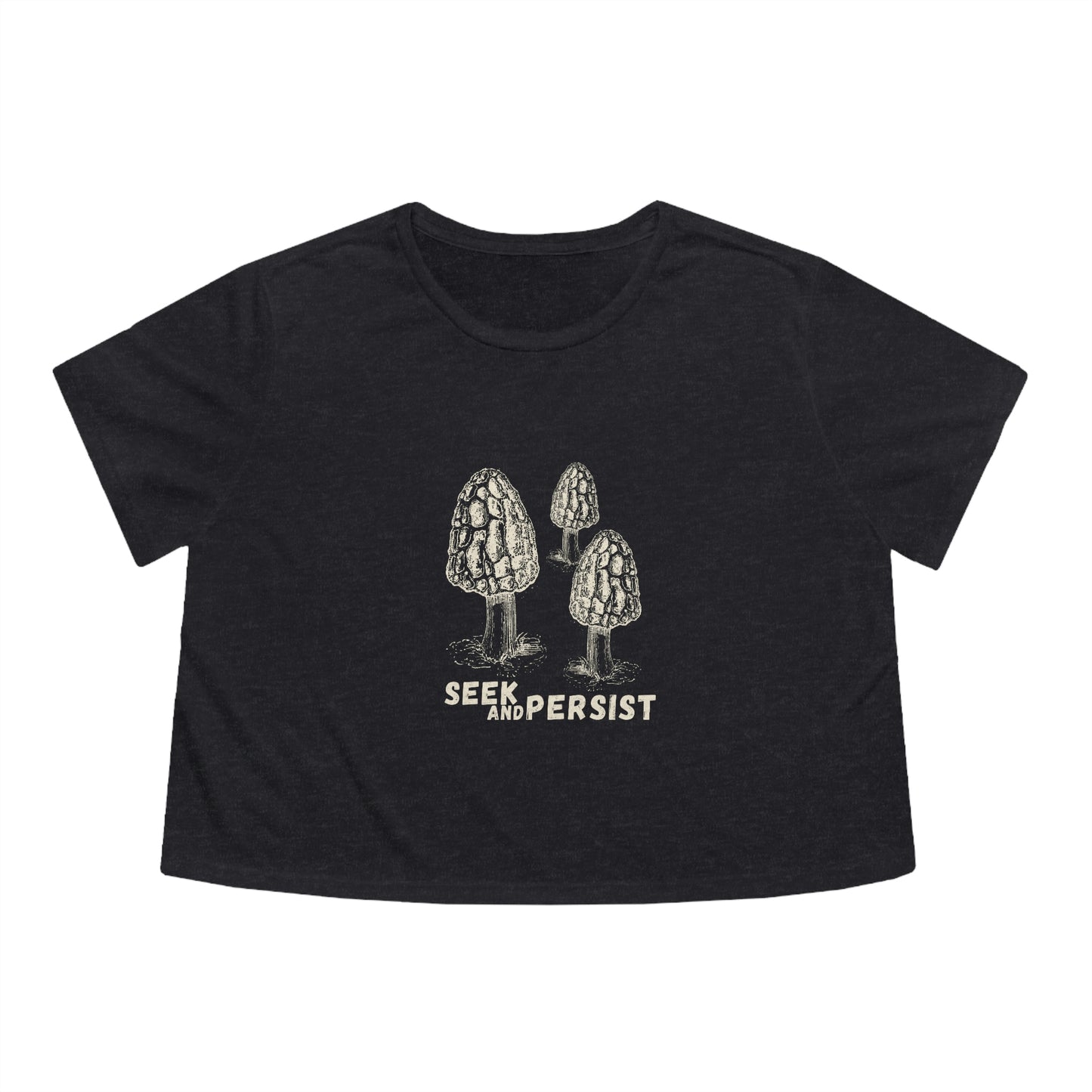 SEEK AND PERSIST-Women's Flowy Cropped Tee