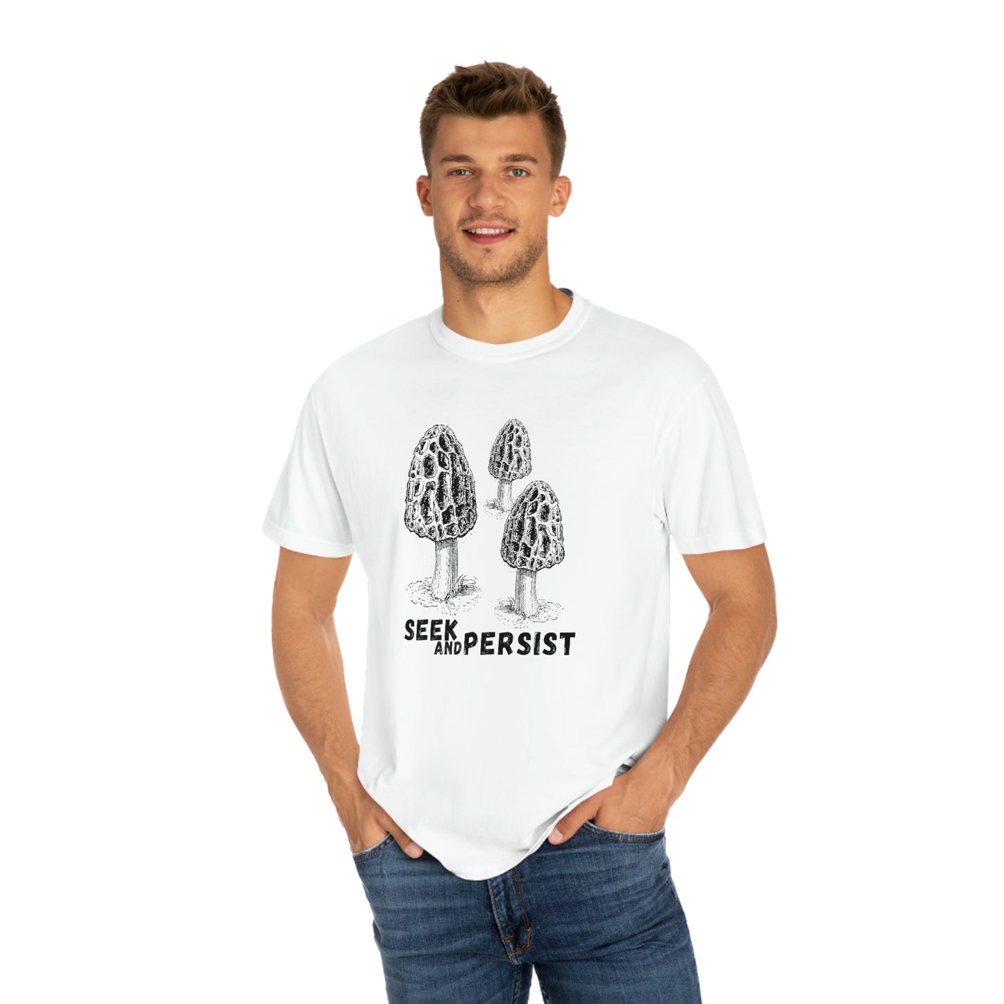SEEK AND PERSIST-Unisex Garment-Dyed T-shirt
