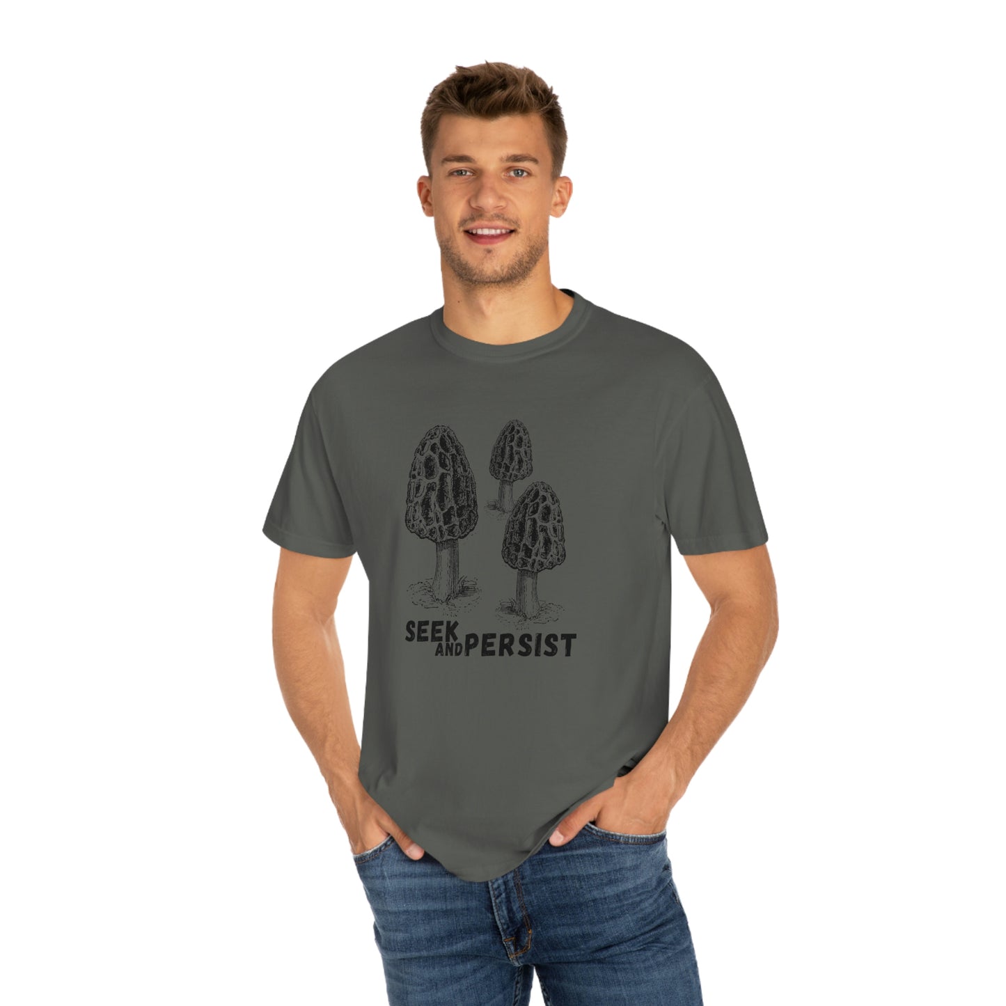 SEEK AND PERSIST-Unisex Garment-Dyed T-shirt
