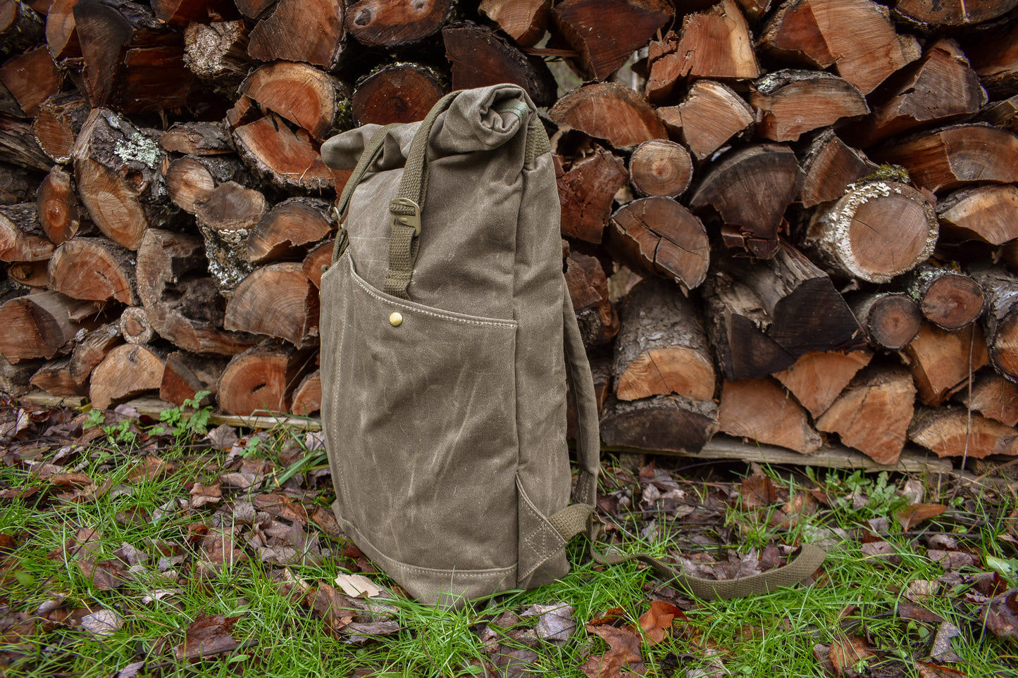 MADE TO ORDER- ROLL TOP BACKPACK- FIELD TAN