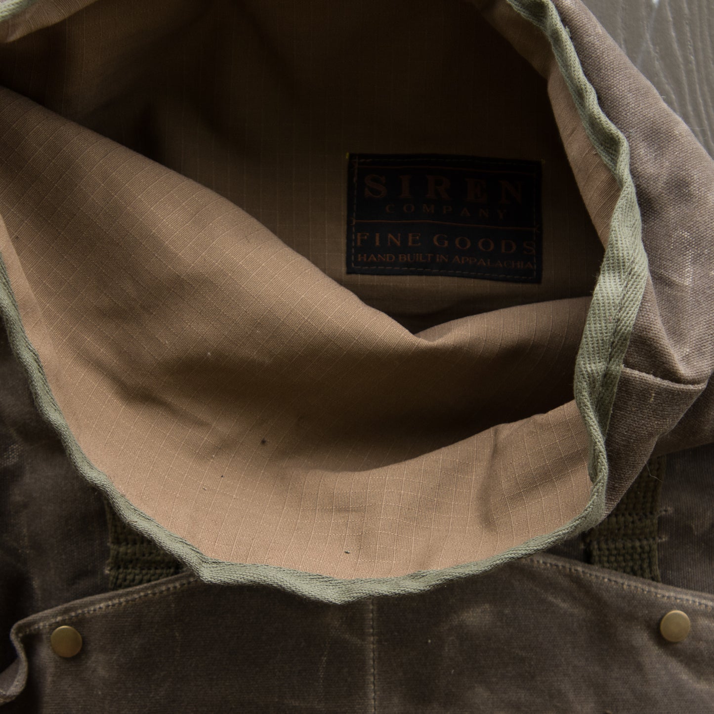 MADE TO ORDER- ROLL TOP BACKPACK- FIELD TAN