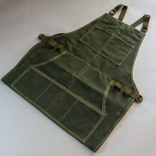 MADE TO ORDER- CRAFTSPERSON APRON- Olive