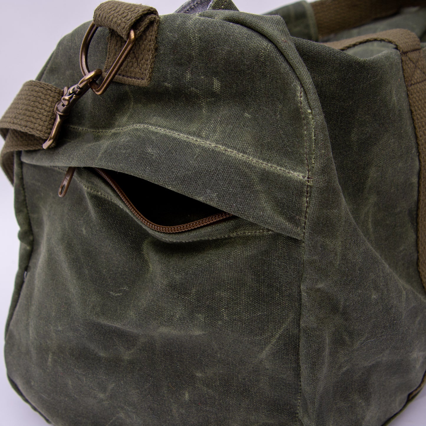 MADE TO ORDER- DUFFLE - OLIVE