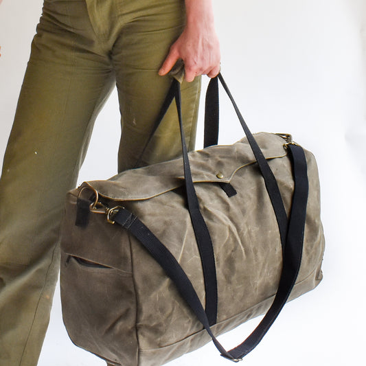 MADE TO ORDER- DUFFLE - FIELD TAN