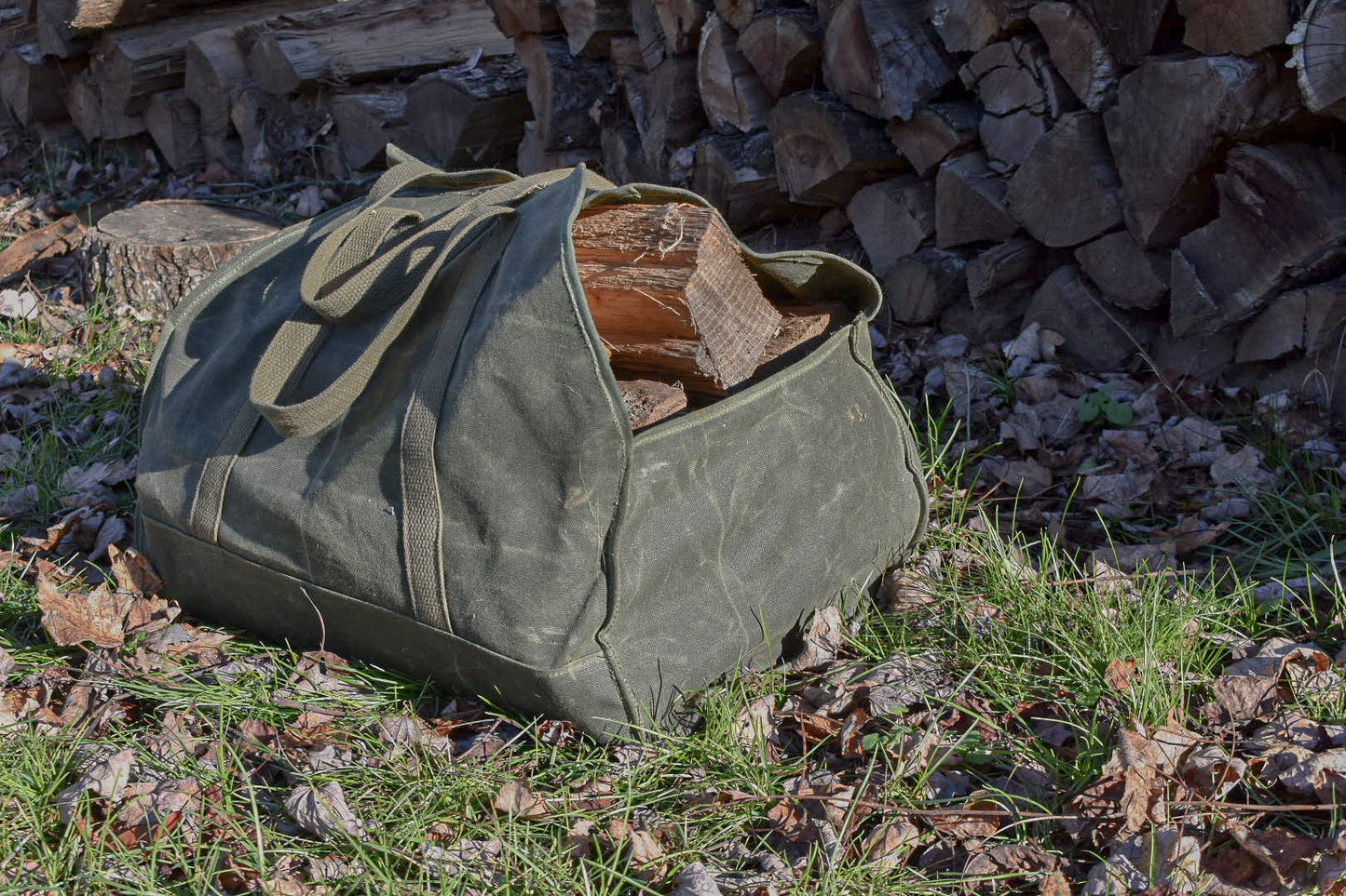 *UPDATED* LOG CARRIER- BLACK, BROWN, OR OLIVE