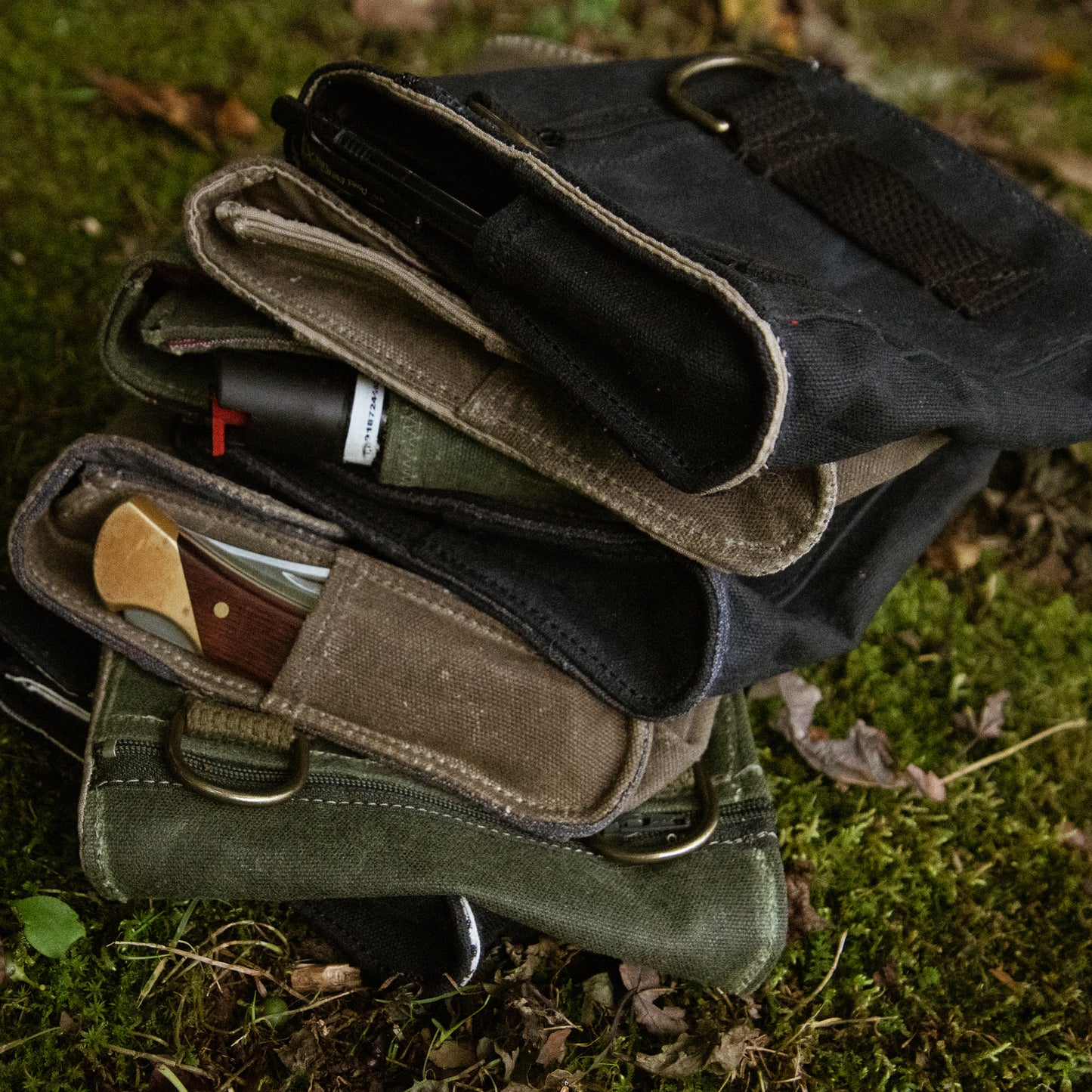 The "LEGION" 3-way satchel in BLACK