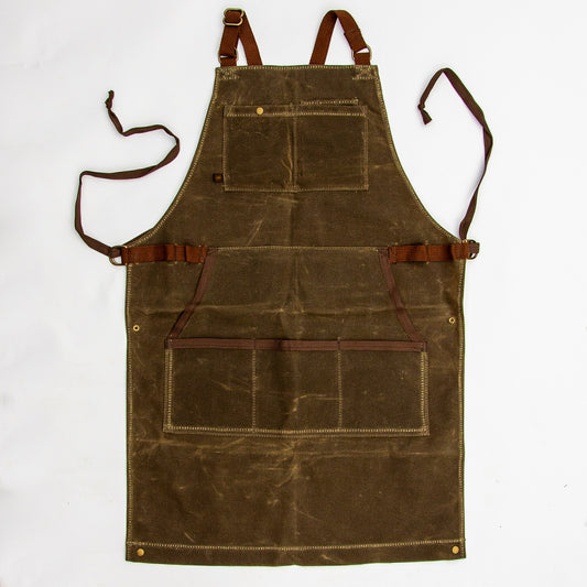 MADE TO ORDER- CRAFTSPERSON APRON- Field Tan