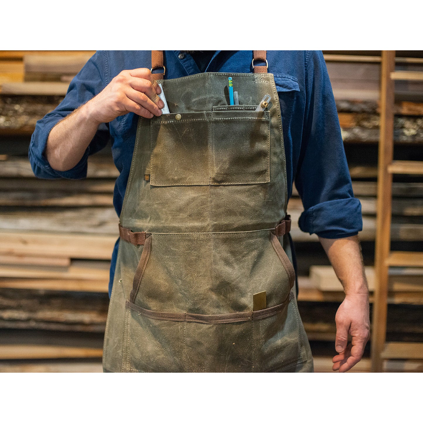 MADE TO ORDER- CRAFTSPERSON APRON- Black