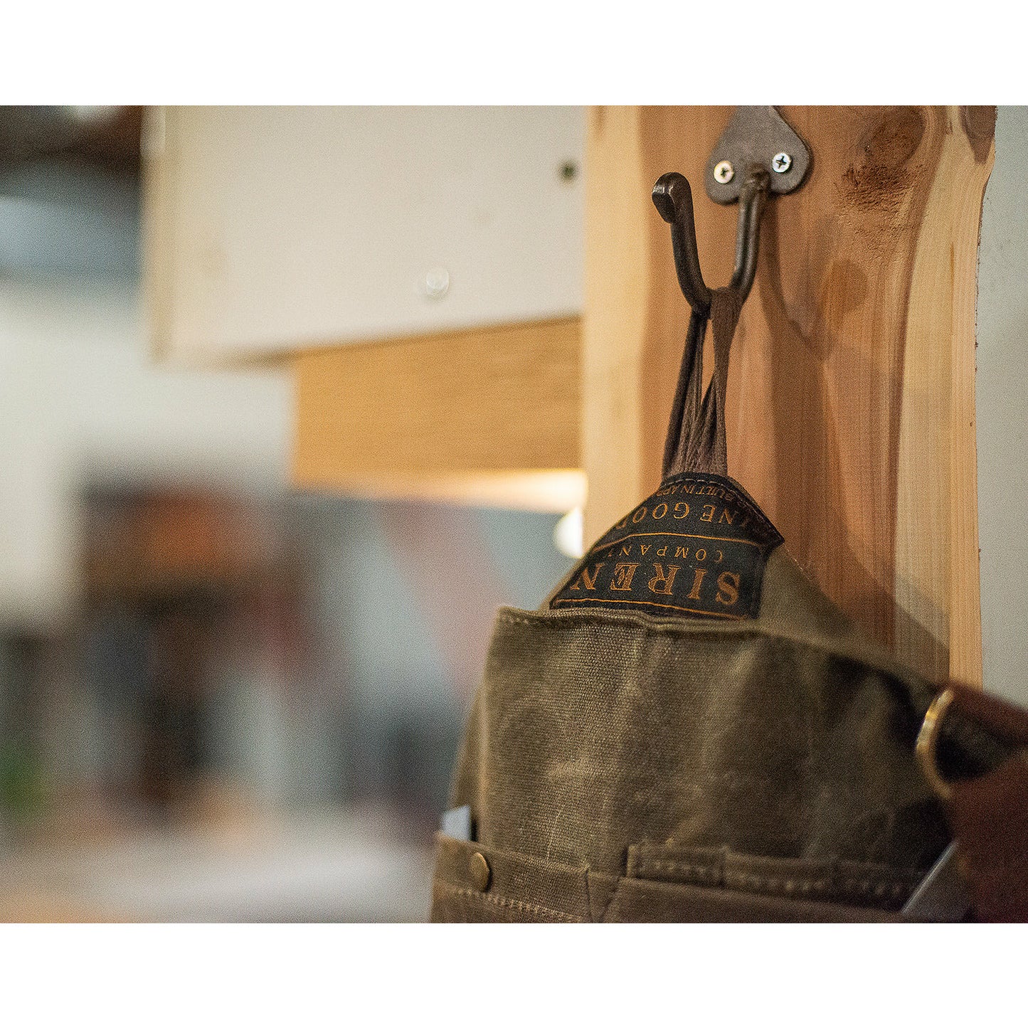 MADE TO ORDER- CRAFTSPERSON APRON- Olive