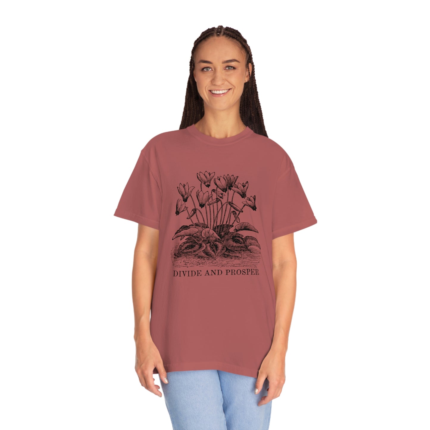 DIVIDE AND PROSPER- Unisex Garment-Dyed Heavy Weight T-shirt