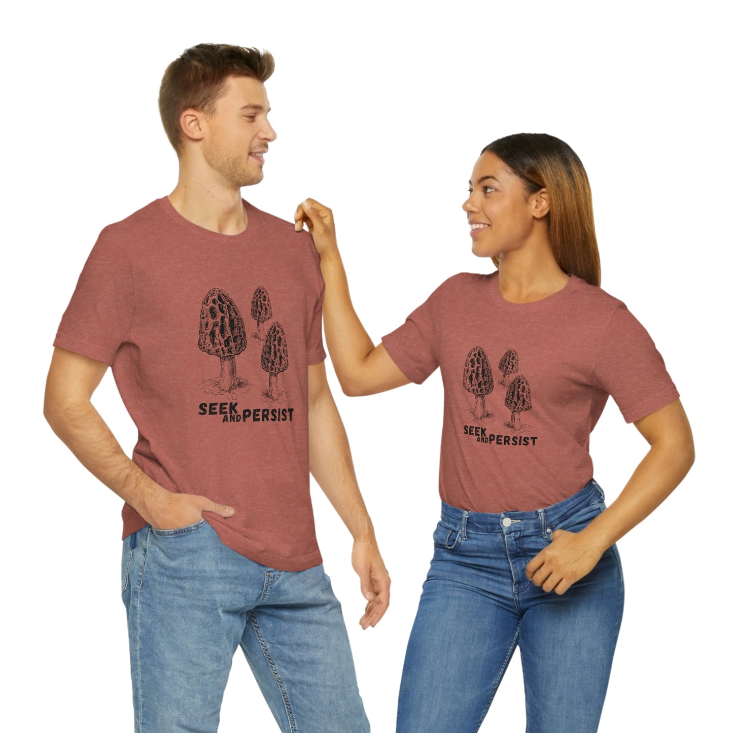 SEEK AND PERSIST- Unisex Jersey Short Sleeve Tee