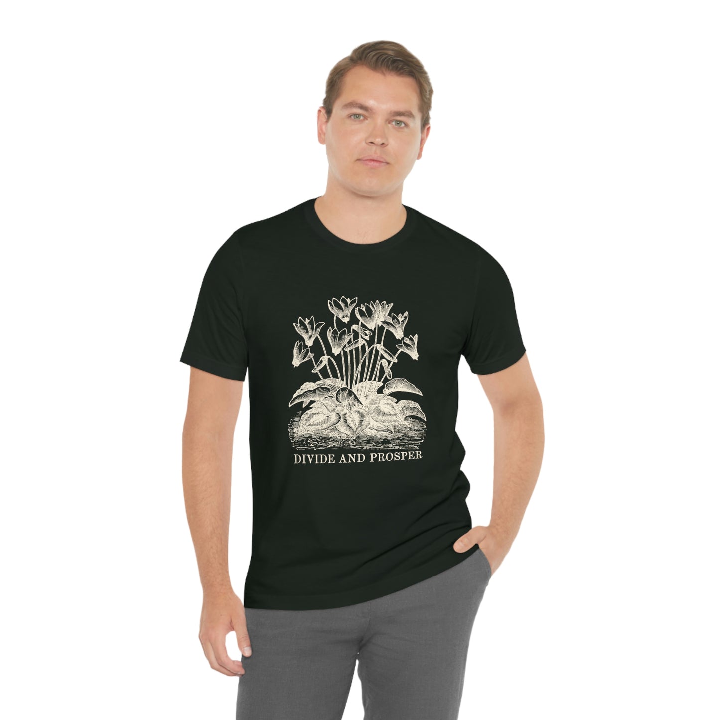 DIVIDE AND PROSPER- Unisex Jersey Short Sleeve Tee
