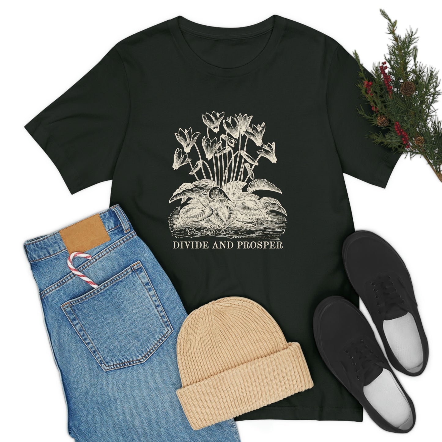 DIVIDE AND PROSPER- Unisex Jersey Short Sleeve Tee