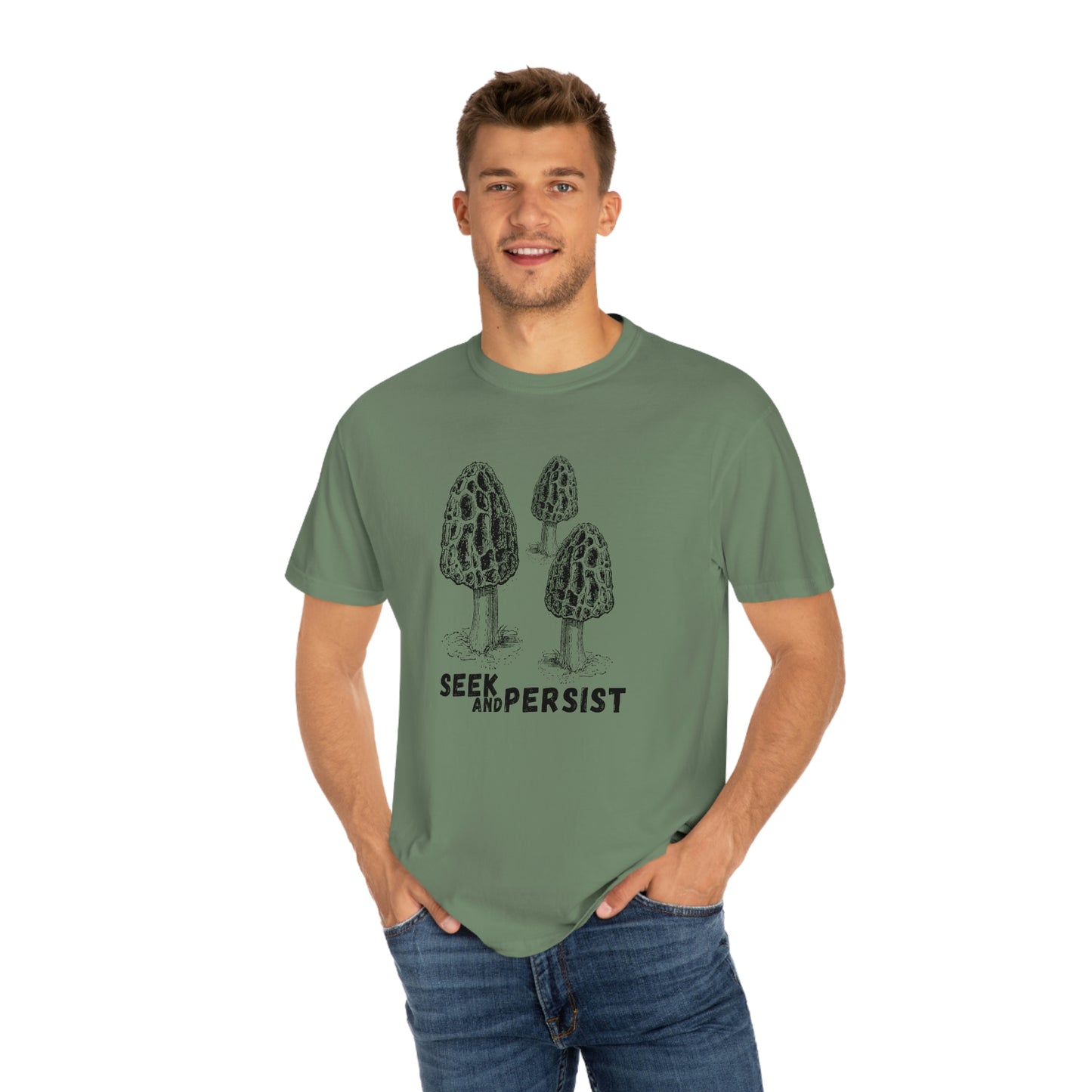 SEEK AND PERSIST-Unisex Garment-Dyed T-shirt