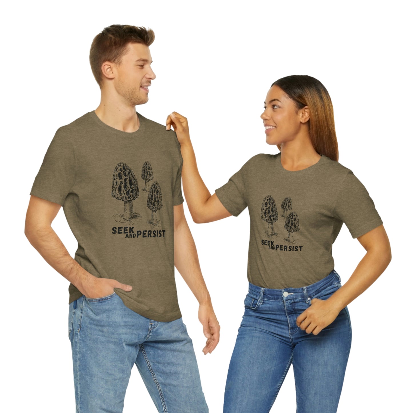 SEEK AND PERSIST- Unisex Jersey Short Sleeve Tee