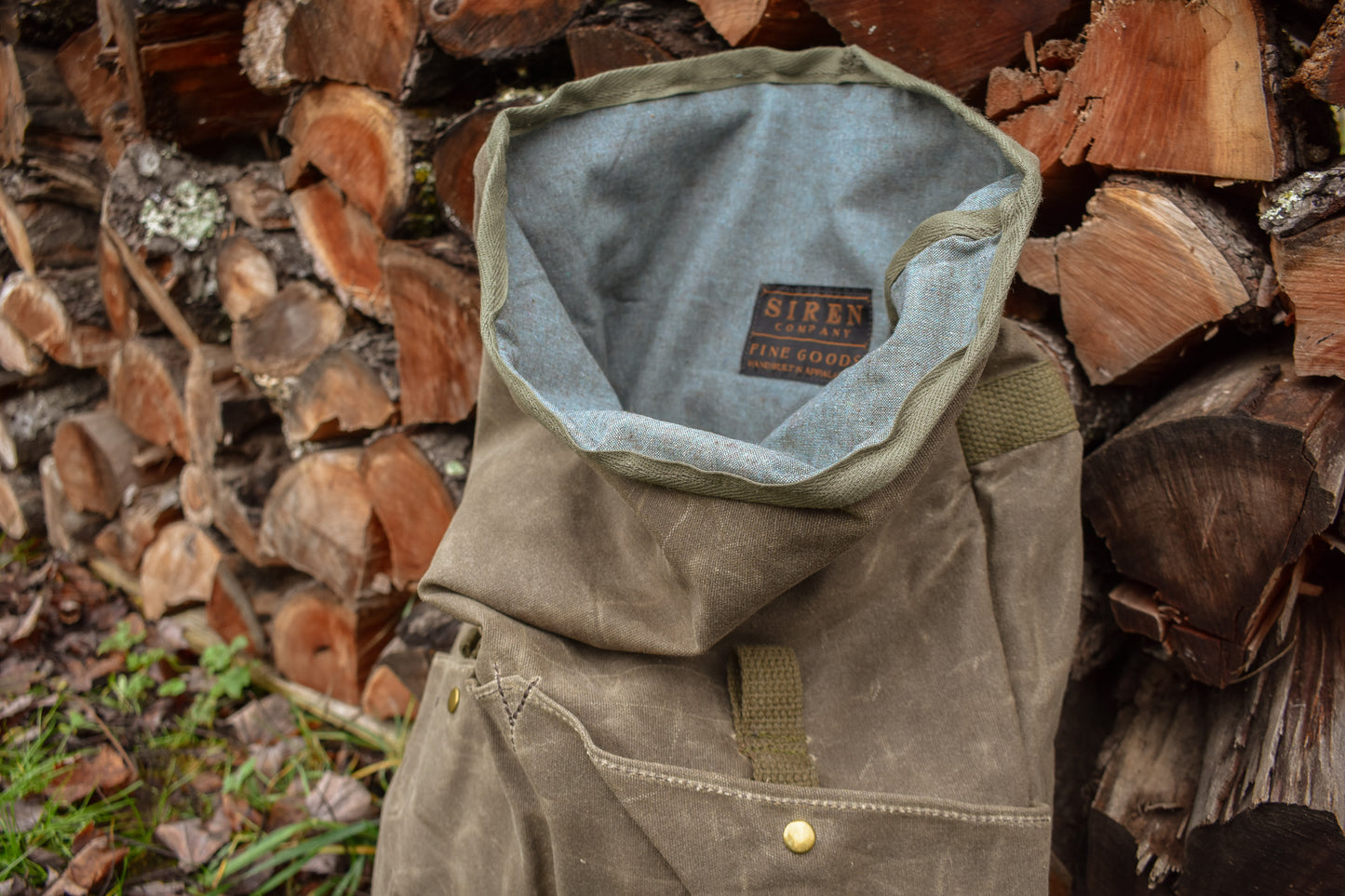MADE TO ORDER- ROLL TOP BACKPACK- FIELD TAN