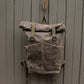 MADE TO ORDER- ROLL TOP BACKPACK- FIELD TAN