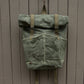 MADE TO ORDER- ROLL TOP BACKPACK- OLIVE