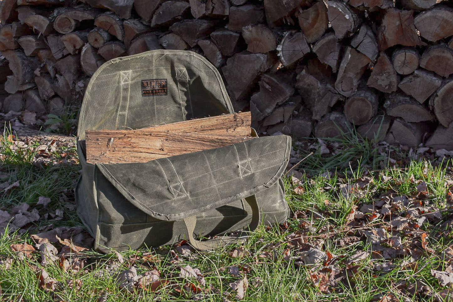 LOG CARRIER- BLACK, BROWN, OR OLIVE