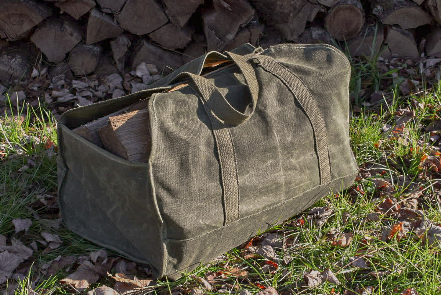 LOG CARRIER- BLACK, BROWN, OR OLIVE