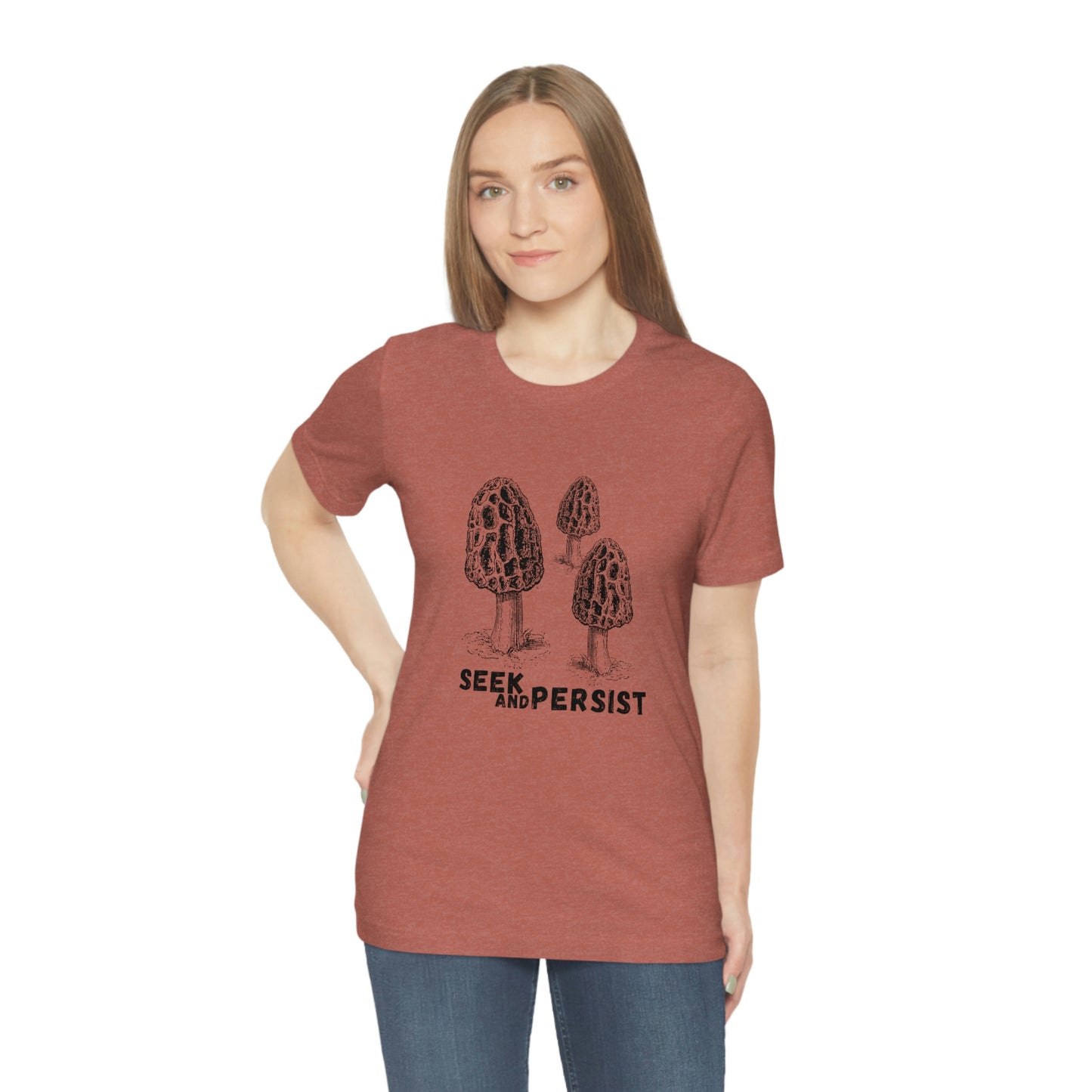 SEEK AND PERSIST- Unisex Jersey Short Sleeve Tee