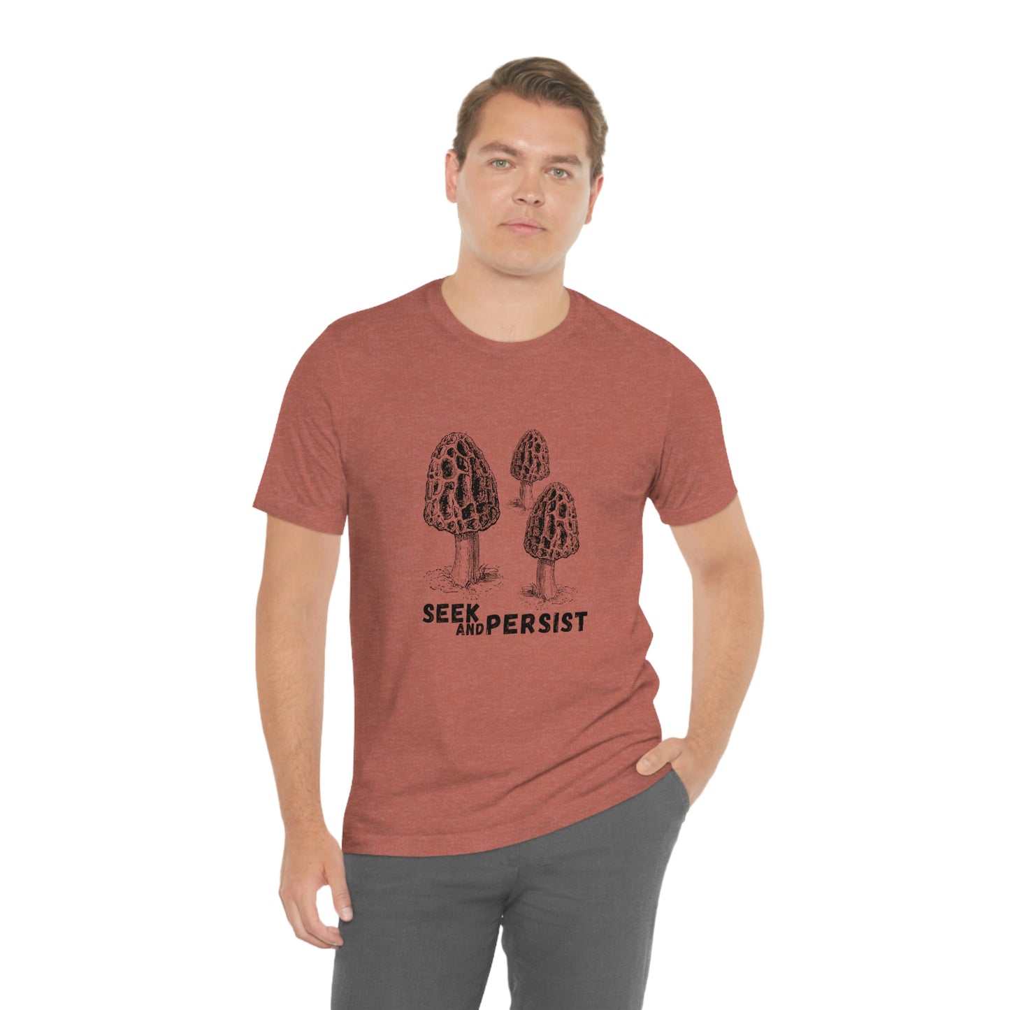 SEEK AND PERSIST- Unisex Jersey Short Sleeve Tee